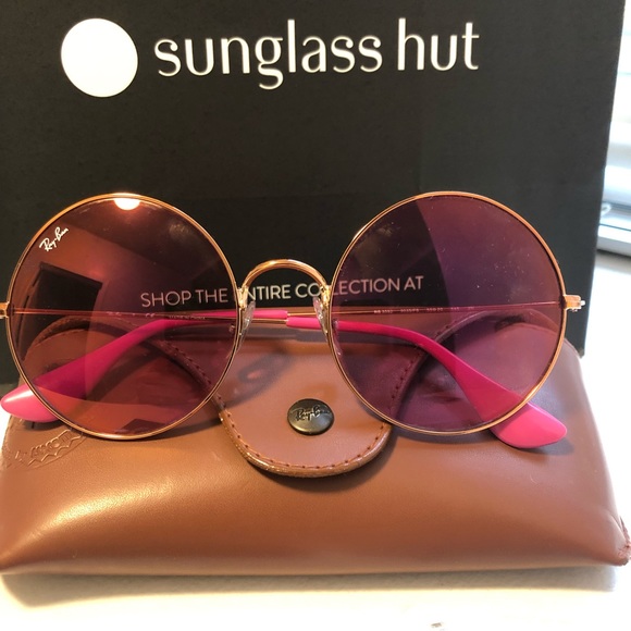 Ray-Ban Accessories - Authentic - Ray-ban  Round Pink Sunglasses.